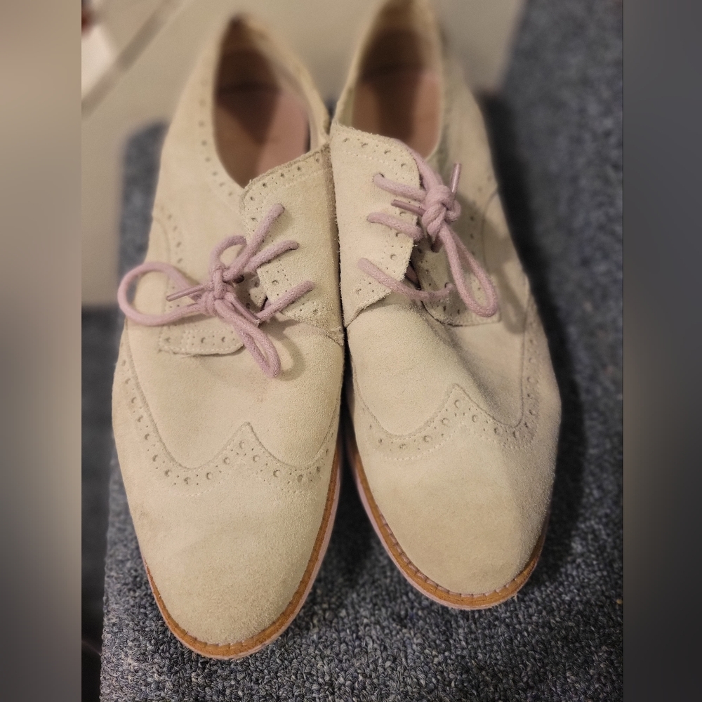Cole haan suede lace up Loafers. Sz 10M
